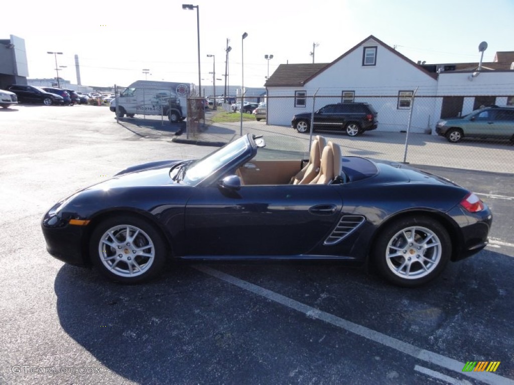 2008 Boxster  - Cobalt Blue Metallic / Sand Beige photo #11