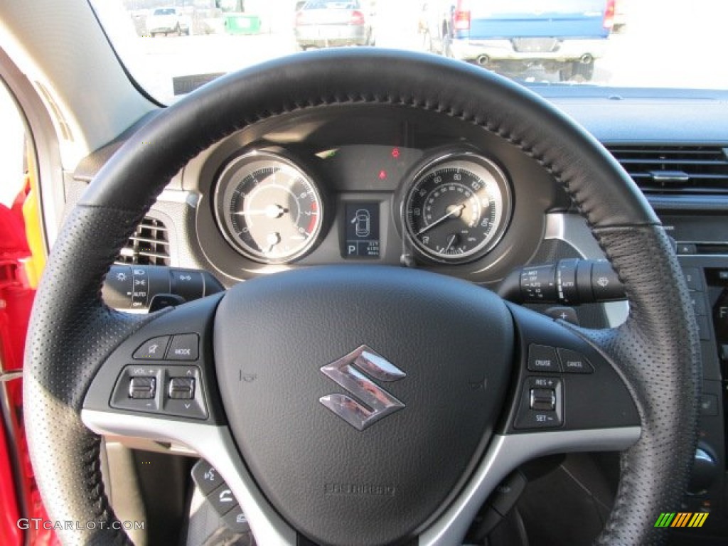 2011 Kizashi SLS AWD - Vivid Red / Black photo #12