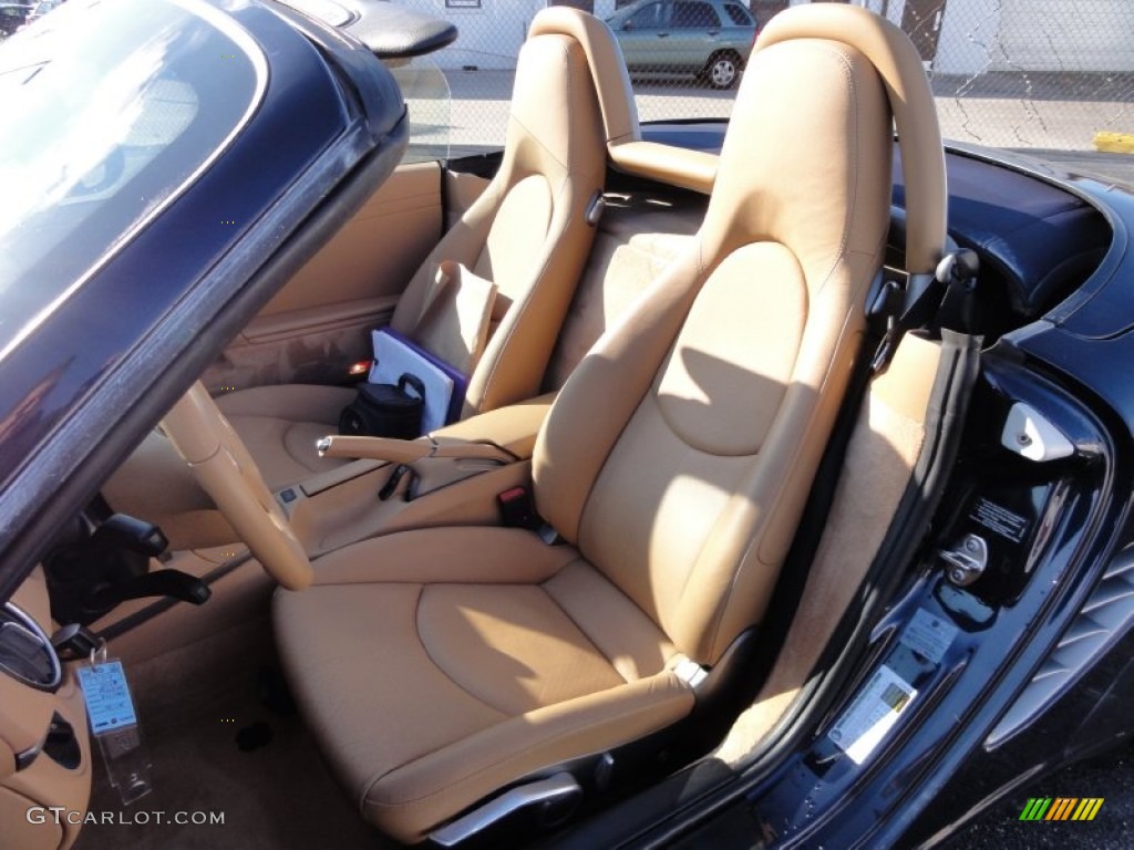 2008 Boxster  - Cobalt Blue Metallic / Sand Beige photo #17