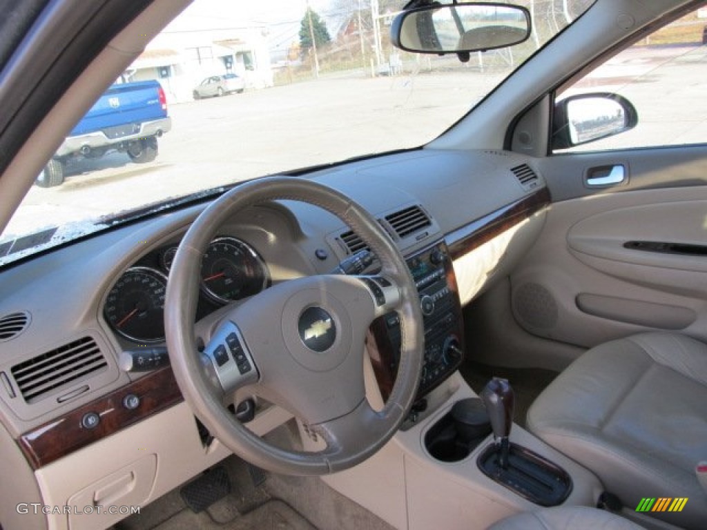 2007 Chevrolet Cobalt LTZ Sedan Neutral Beige Dashboard Photo #57657229