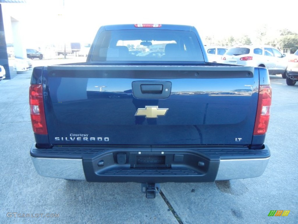 2009 Silverado 1500 LT Crew Cab - Imperial Blue Metallic / Light Titanium photo #3