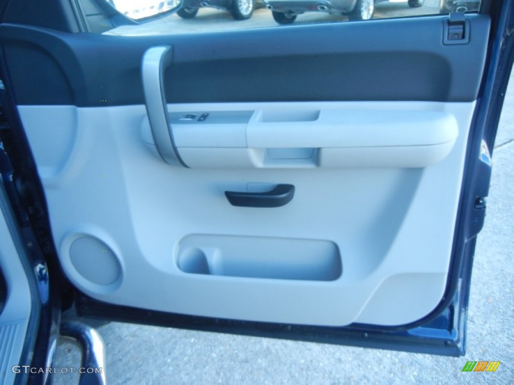 2009 Silverado 1500 LT Crew Cab - Imperial Blue Metallic / Light Titanium photo #7