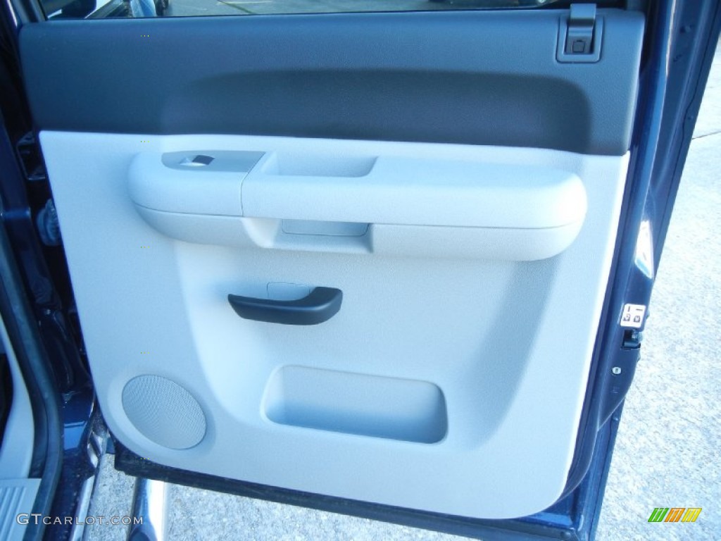 2009 Silverado 1500 LT Crew Cab - Imperial Blue Metallic / Light Titanium photo #9