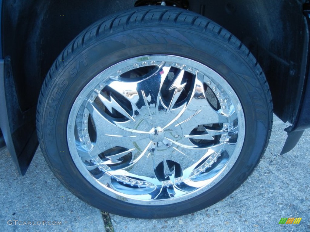 2009 Silverado 1500 LT Crew Cab - Imperial Blue Metallic / Light Titanium photo #22