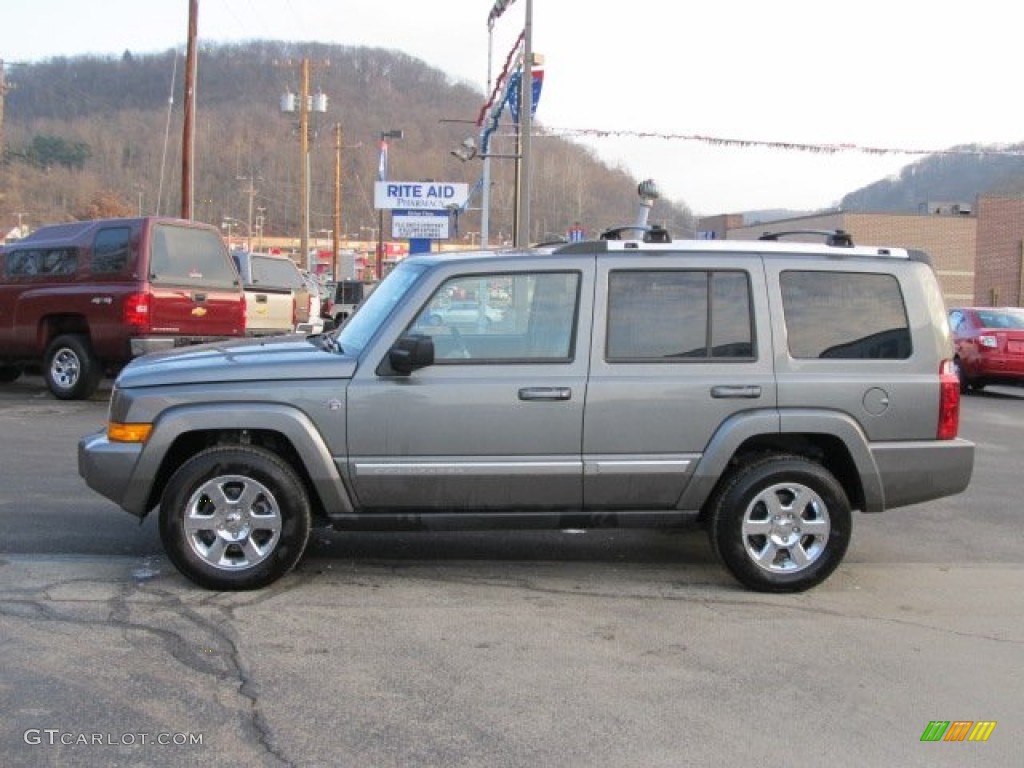 2008 Commander Limited 4x4 - Mineral Gray Metallic / Dark Khaki/Light Graystone photo #6