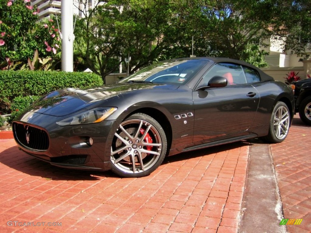 Grigio Granito (Dark Grey) 2012 Maserati GranTurismo Convertible GranCabrio Sport Exterior Photo #57658292