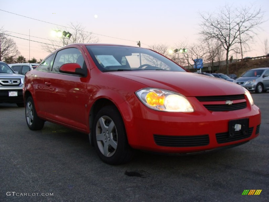 2007 Cobalt LT Coupe - Victory Red / Gray photo #7