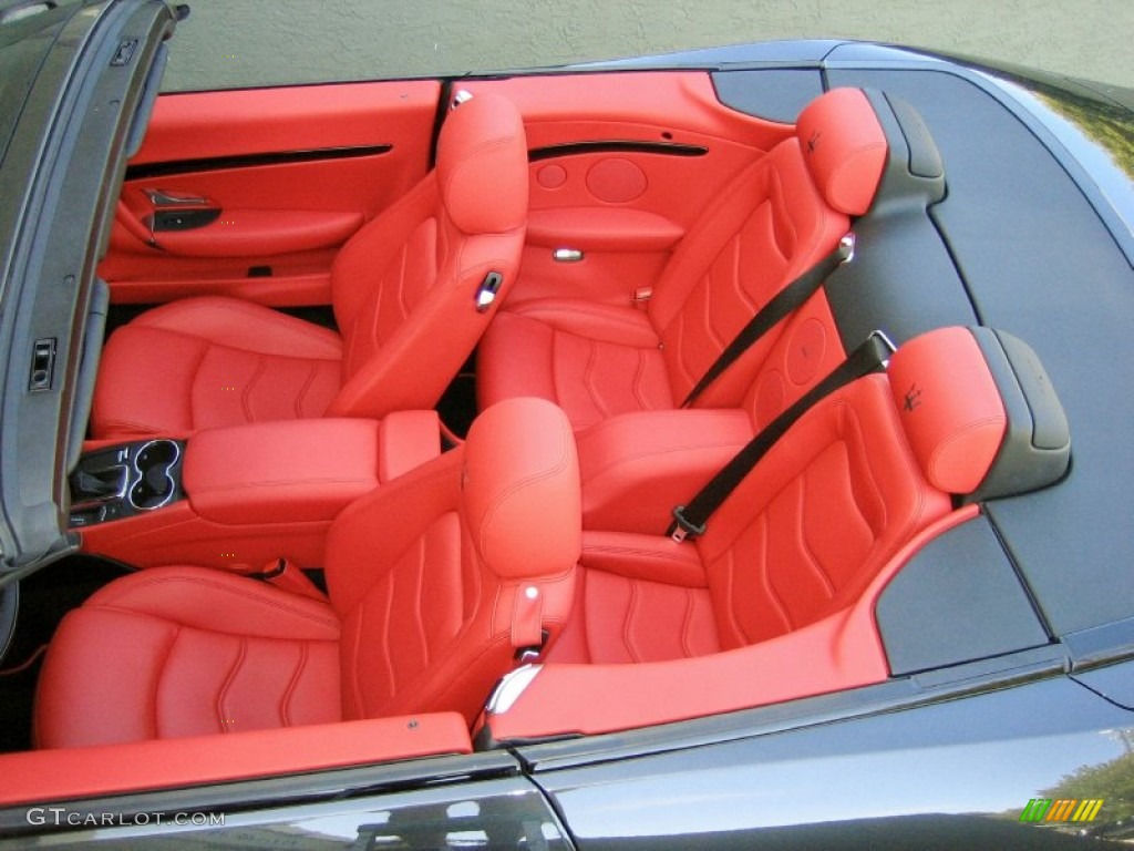 Rosso Corallo Interior 2012 Maserati GranTurismo Convertible GranCabrio Sport Photo #57658570