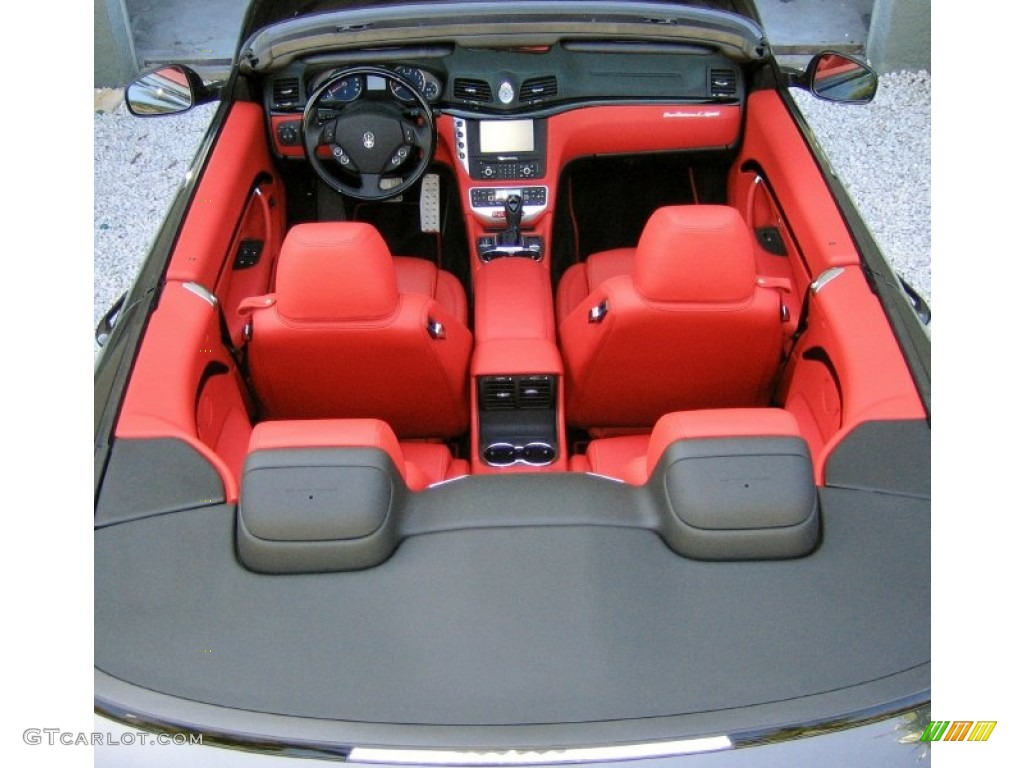 Rosso Corallo Interior 2012 Maserati GranTurismo Convertible GranCabrio Sport Photo #57658592