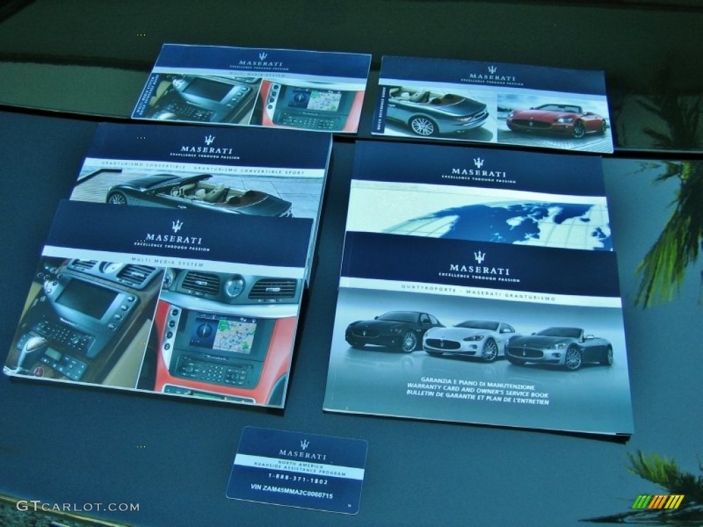 2012 Maserati GranTurismo Convertible GranCabrio Sport Books/Manuals Photos