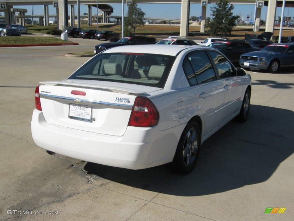 2007 Malibu LTZ Sedan - White / Cashmere Beige photo #5