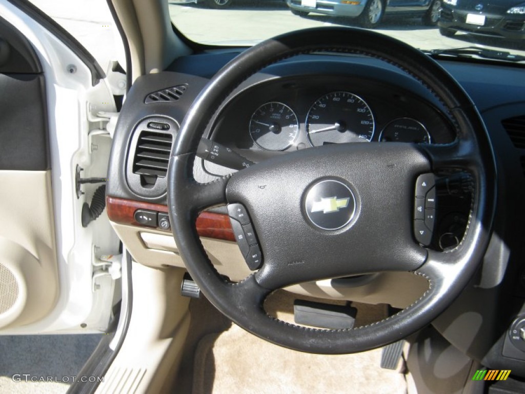 2007 Malibu LTZ Sedan - White / Cashmere Beige photo #9