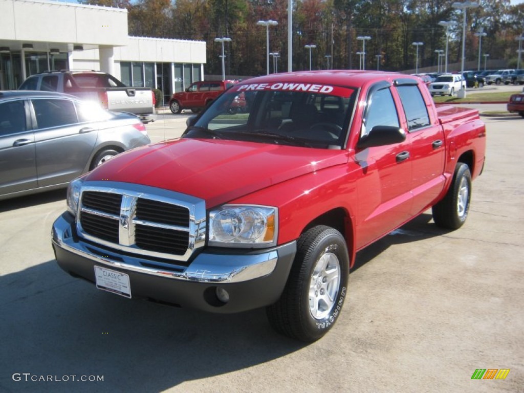 Flame Red Dodge Dakota