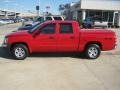 2005 Flame Red Dodge Dakota SLT Quad Cab 4x4  photo #2