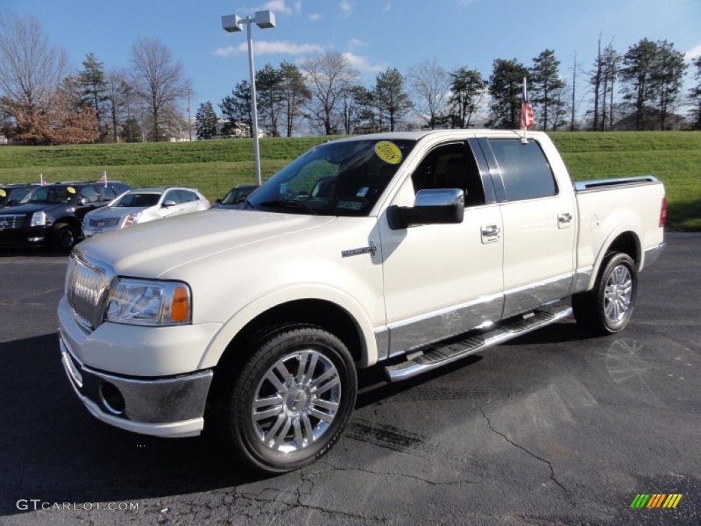 White Chocolate Tri-Coat 2008 Lincoln Mark LT SuperCrew 4x4 Exterior Photo #57663596