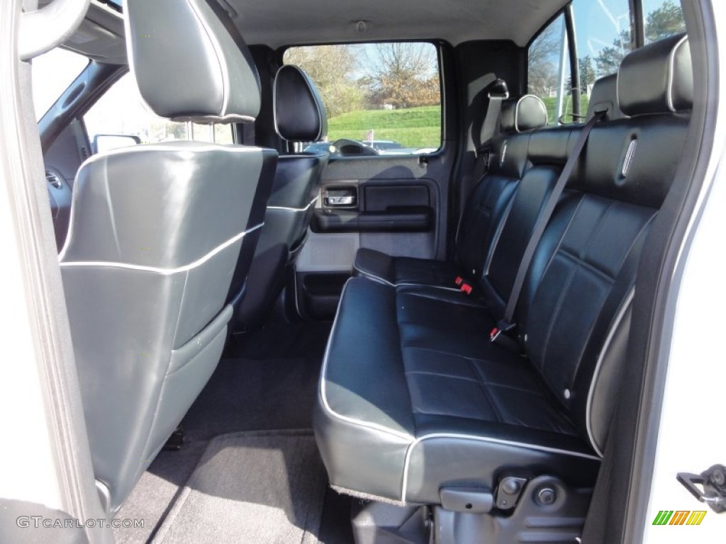 Black/Dove Grey Piping Interior 2008 Lincoln Mark LT SuperCrew 4x4 Photo #57663831