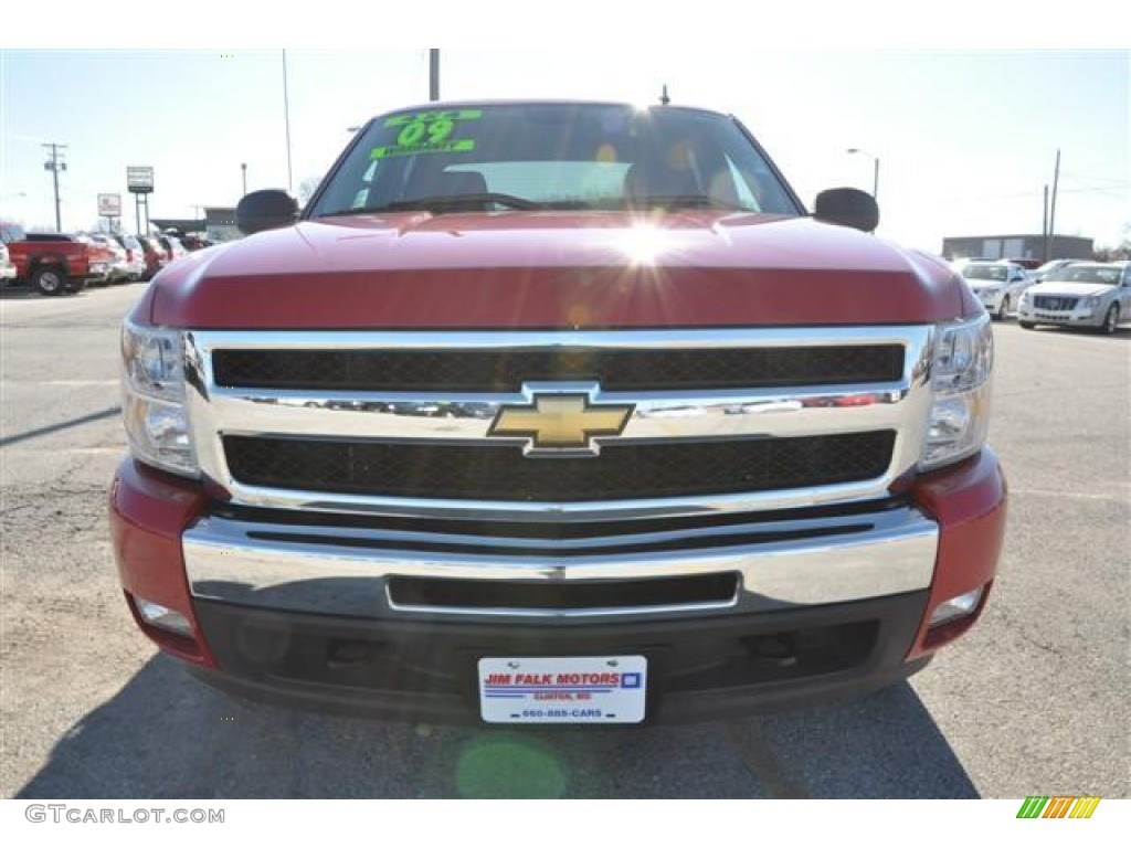 2009 Silverado 1500 LT Crew Cab 4x4 - Victory Red / Ebony photo #5