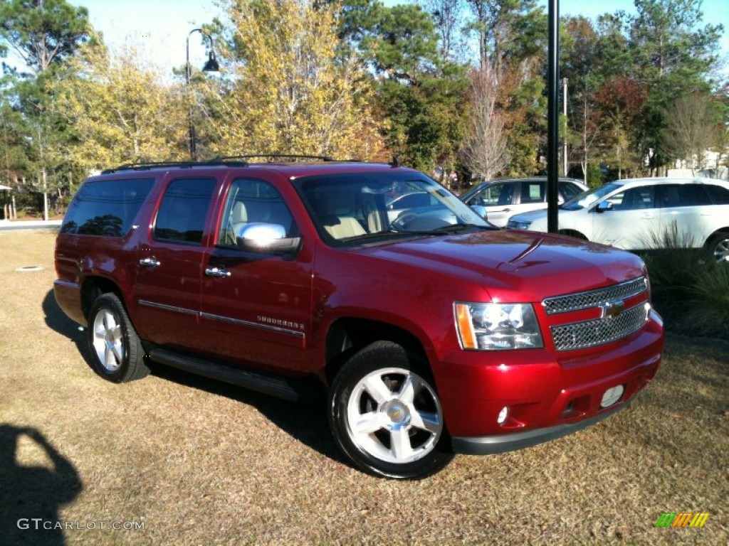 Red Jewel Tintcoat 2009 Chevrolet Suburban LTZ Exterior Photo #57664427