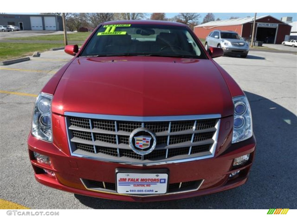 2011 STS V6 Luxury - Crystal Red Tintcoat / Light Gray/Ebony photo #4