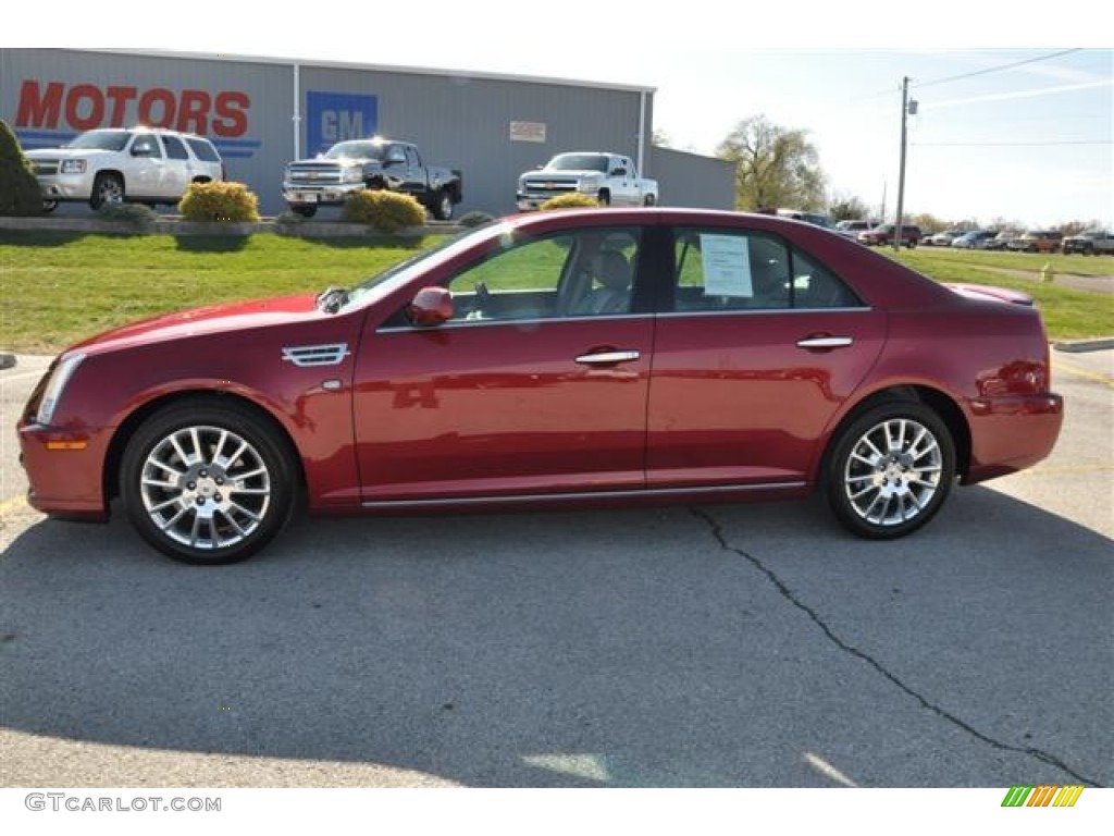 2011 STS V6 Luxury - Crystal Red Tintcoat / Light Gray/Ebony photo #37