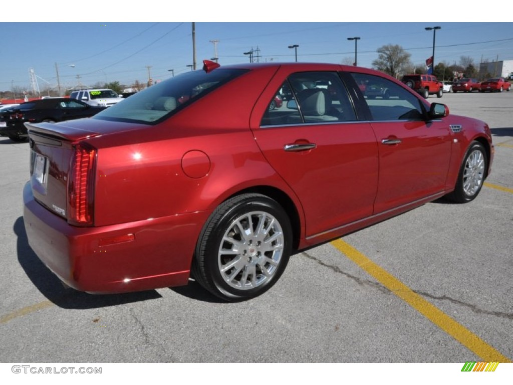 2011 STS V6 Luxury - Crystal Red Tintcoat / Light Gray/Ebony photo #39