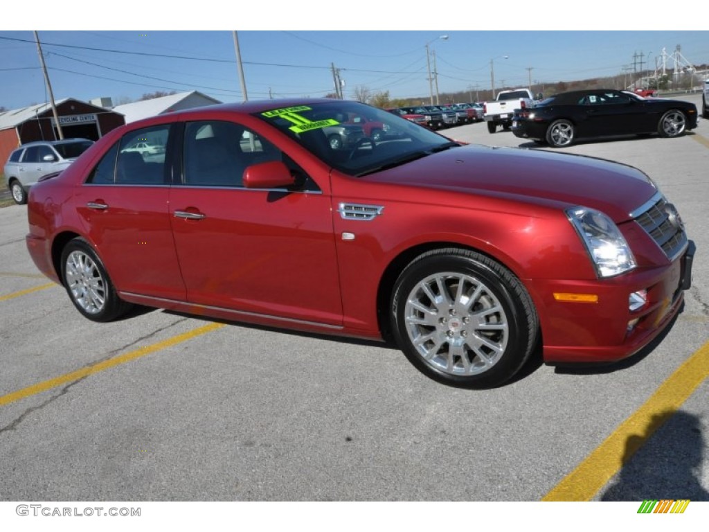 2011 STS V6 Luxury - Crystal Red Tintcoat / Light Gray/Ebony photo #40