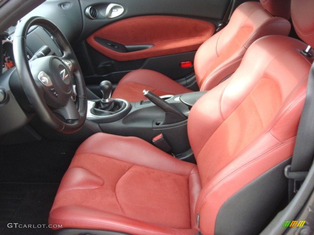 40th Anniversary Red Leather Interior 2010 Nissan 370Z 40th Anniversary Edition Coupe Photo #57666047