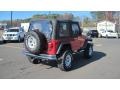 2005 Flame Red Jeep Wrangler X 4x4  photo #5