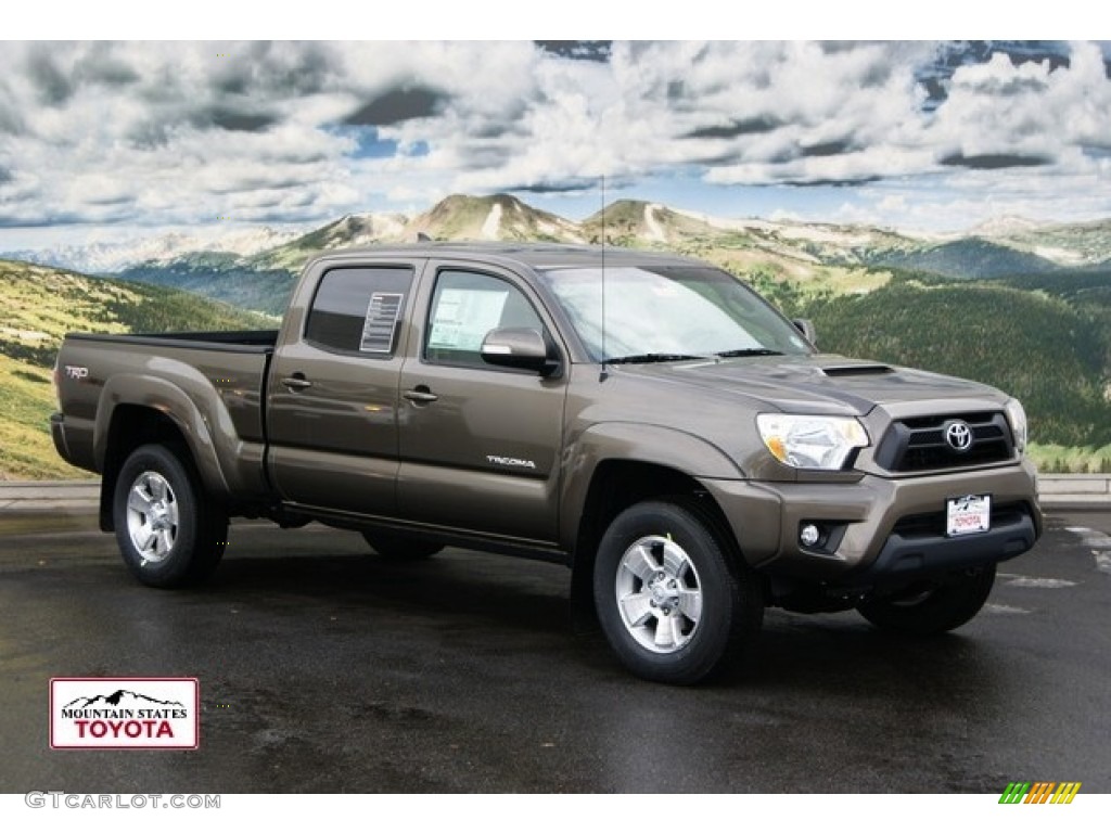 2012 Tacoma V6 TRD Sport Double Cab 4x4 - Pyrite Mica / Graphite photo #1