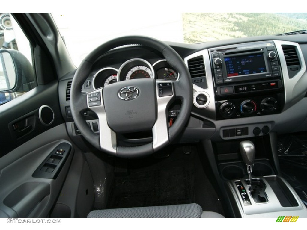 2012 Tacoma V6 TRD Sport Double Cab 4x4 - Pyrite Mica / Graphite photo #10