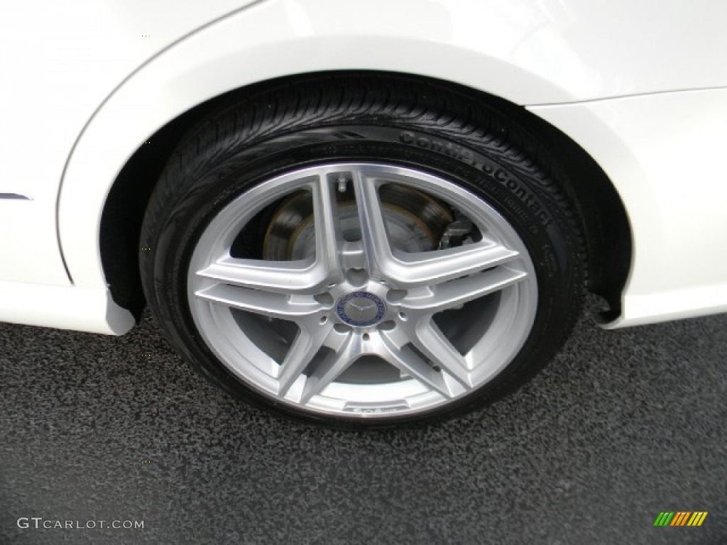 2011 E 550 4Matic Sedan - Arctic White / Black photo #7