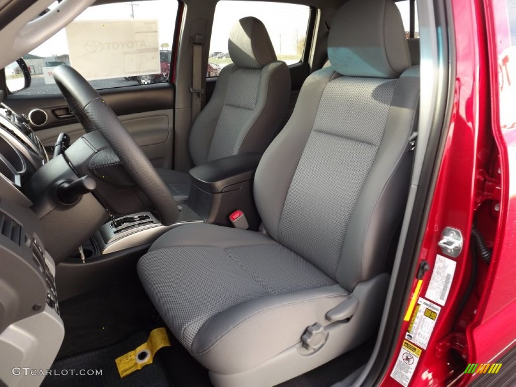 Graphite Interior 2012 Toyota Tacoma V6 TRD Sport Double Cab 4x4 Photo #57670145