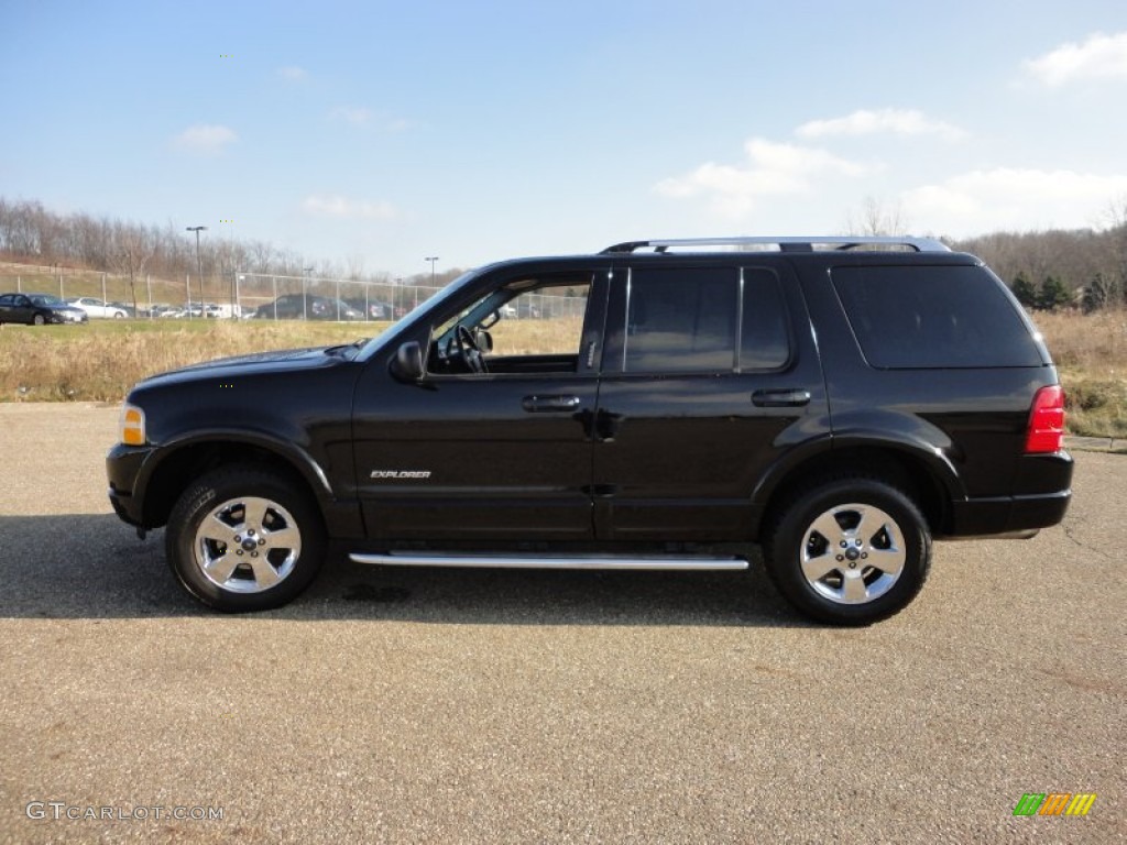 2004 Explorer Limited 4x4 - Black / Graphite photo #16