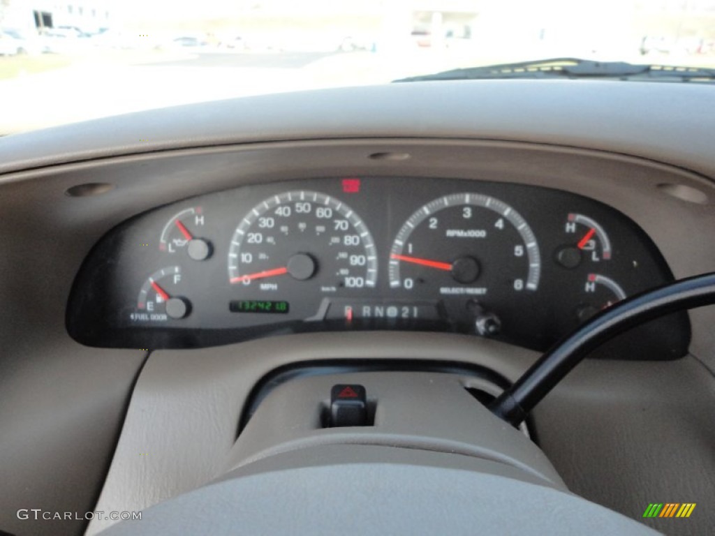 2003 F150 XLT SuperCab 4x4 - Toreador Red Metallic / Medium Parchment Beige photo #27