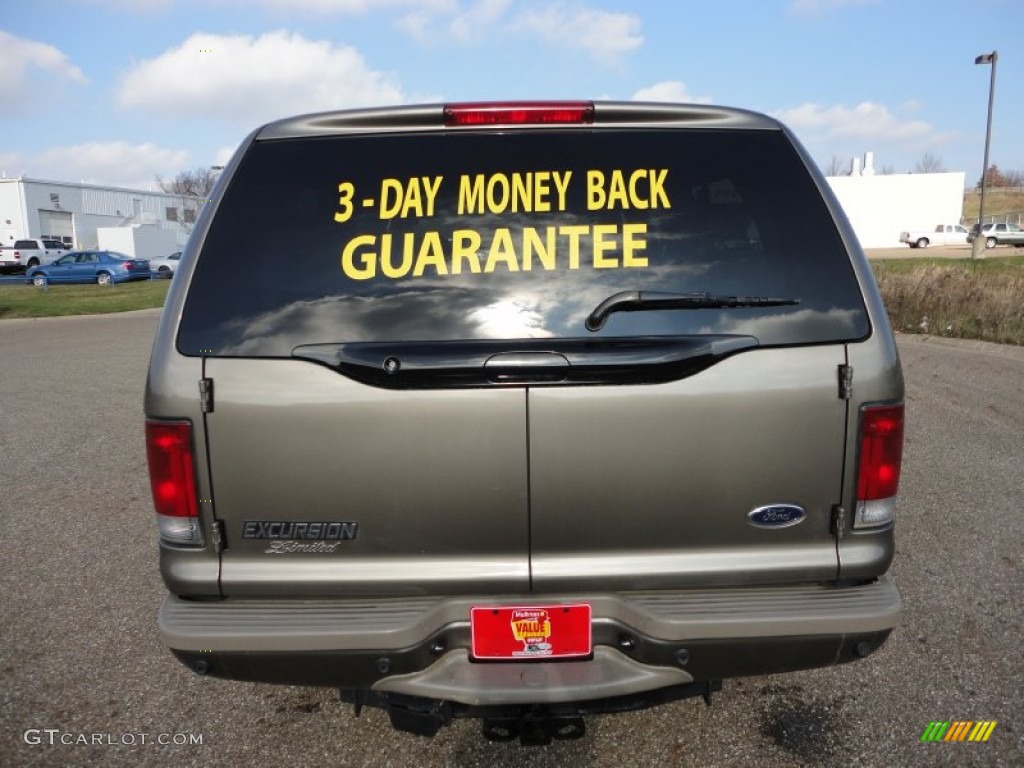2003 Excursion Limited 4x4 - Mineral Grey Metallic / Medium Parchment photo #2