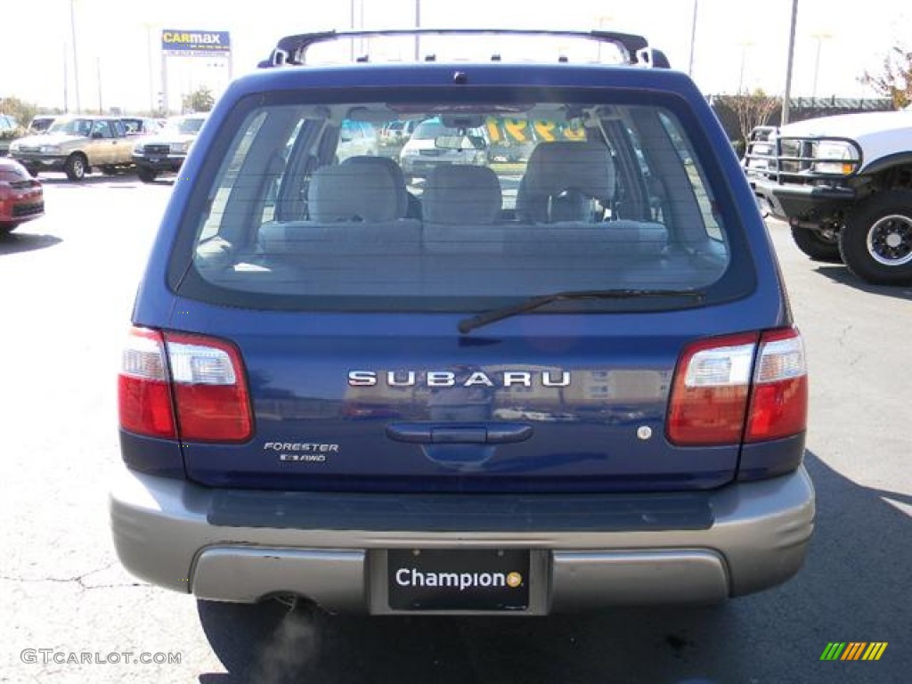 2002 Forester 2.5 S - Blue Ridge Pearl / Gray photo #6