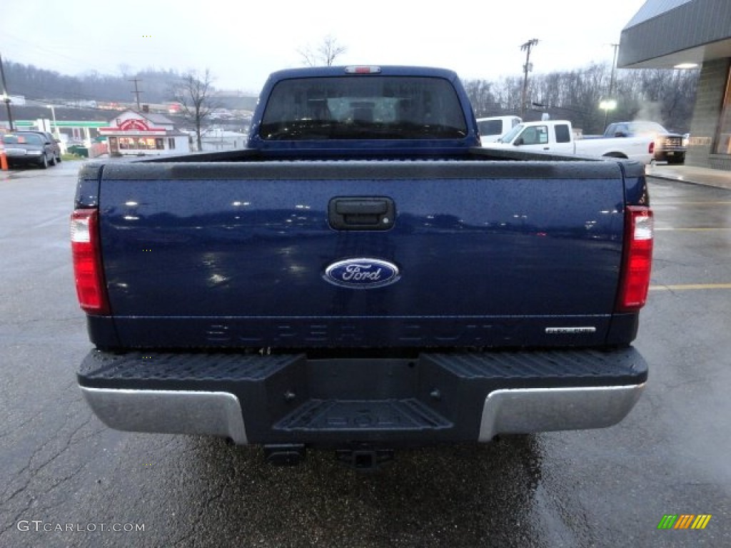 2012 F250 Super Duty XLT SuperCab 4x4 - Dark Blue Pearl Metallic / Steel photo #3