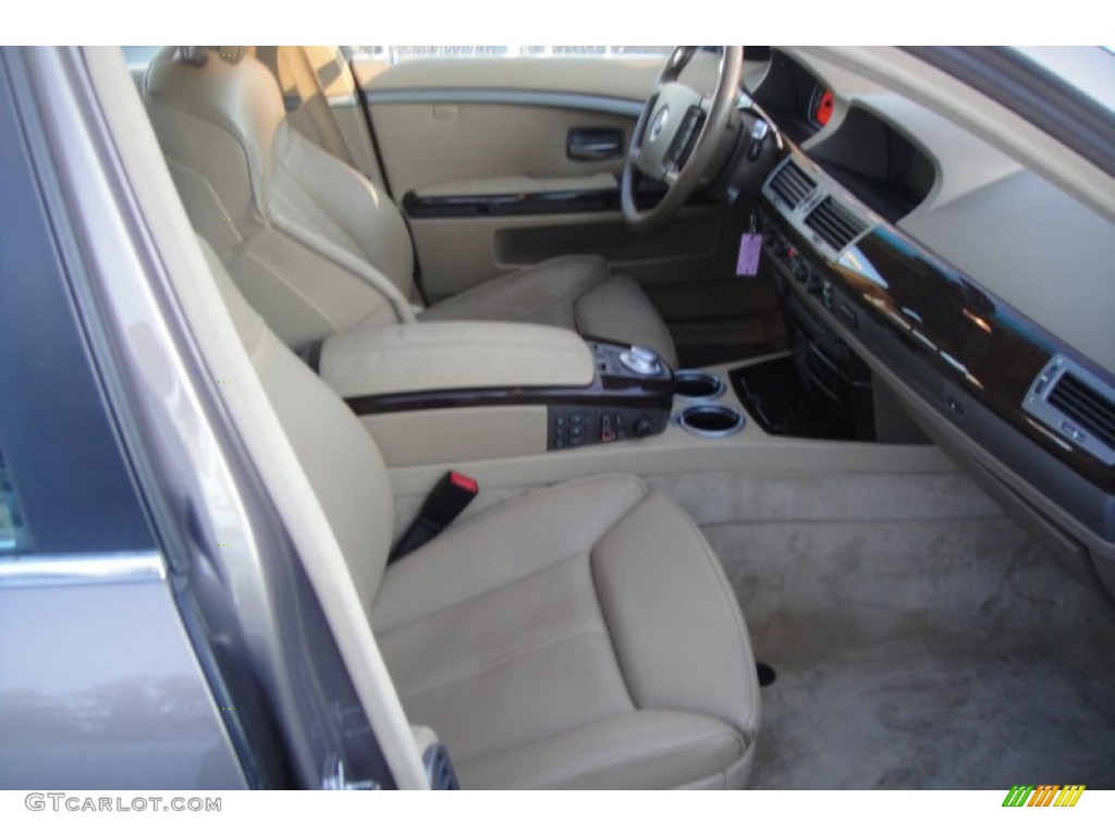 2004 7 Series 745Li Sedan - Kalahari Beige Metallic / Dark Beige/Beige III photo #11