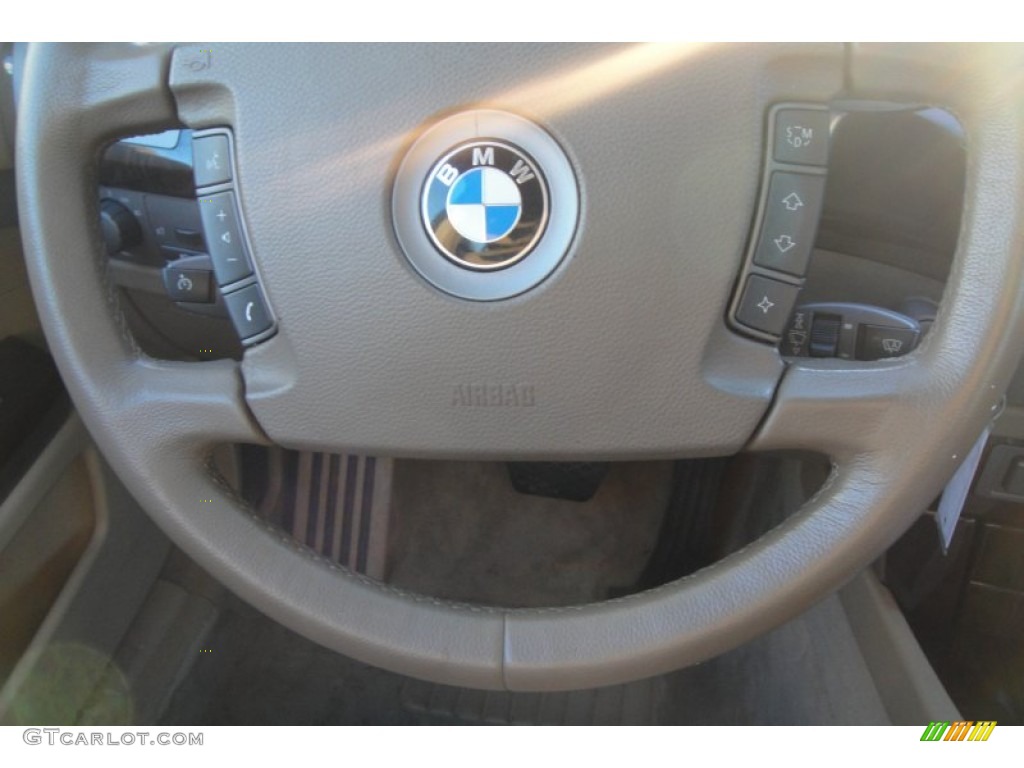 2004 7 Series 745Li Sedan - Kalahari Beige Metallic / Dark Beige/Beige III photo #17