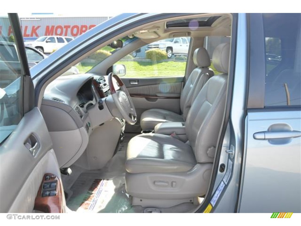 2004 Sienna XLE Limited - Blue Mirage Metallic / Stone Gray photo #6