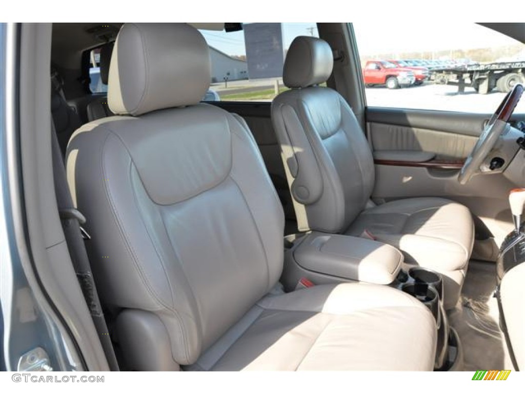 2004 Sienna XLE Limited - Blue Mirage Metallic / Stone Gray photo #7