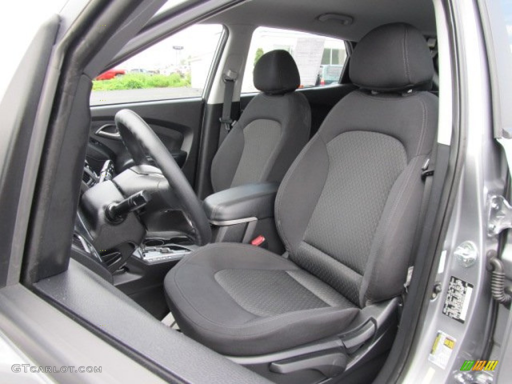 Black Interior 2011 Hyundai Tucson GL Photo #57675602