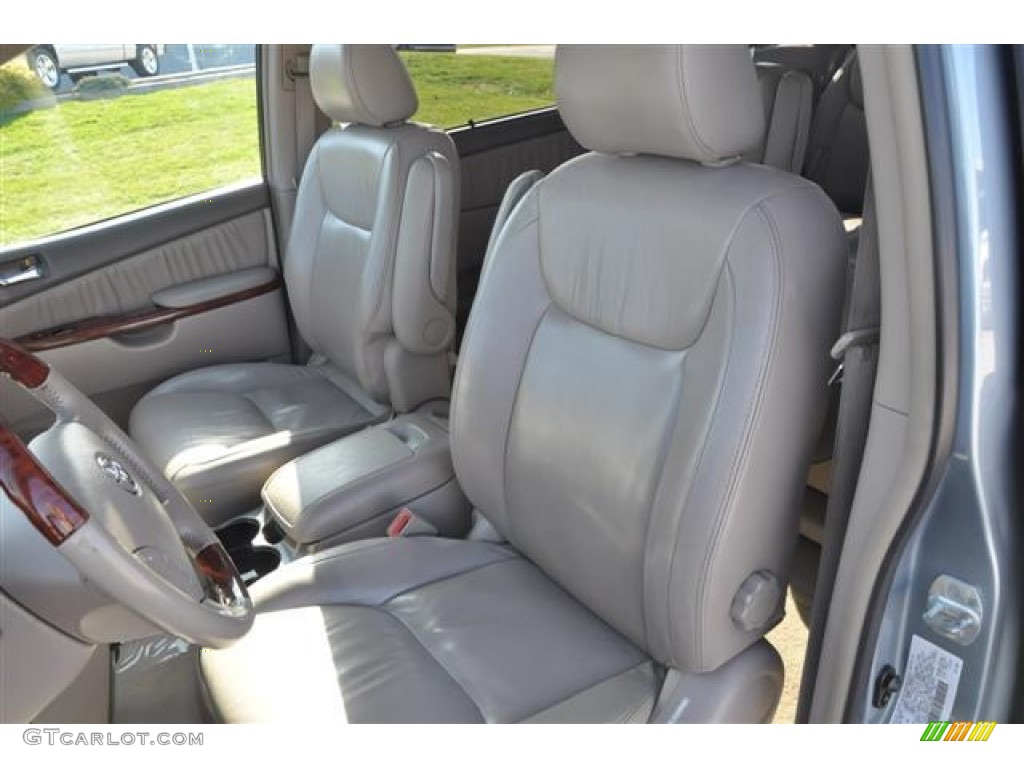 2004 Sienna XLE Limited - Blue Mirage Metallic / Stone Gray photo #8