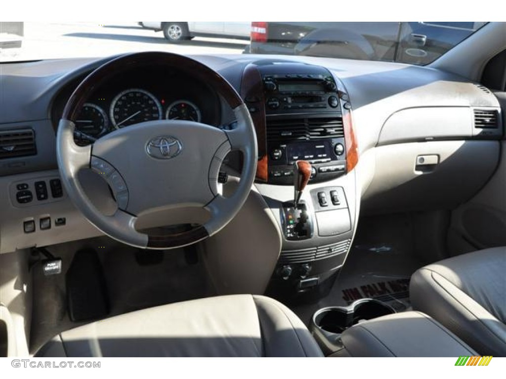 2004 Sienna XLE Limited - Blue Mirage Metallic / Stone Gray photo #10