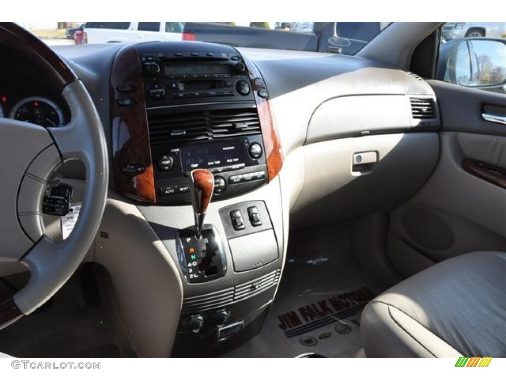 2004 Sienna XLE Limited - Blue Mirage Metallic / Stone Gray photo #14