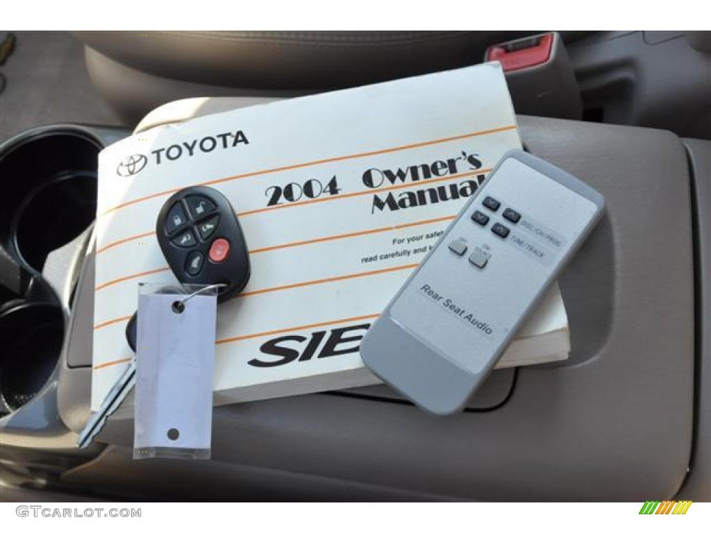 2004 Sienna XLE Limited - Blue Mirage Metallic / Stone Gray photo #21