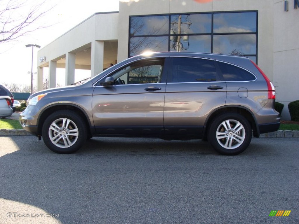 2010 CR-V EX AWD - Urban Titanium Metallic / Gray photo #3