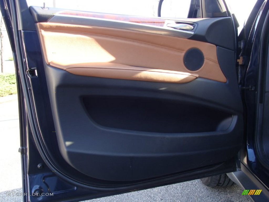2009 X5 xDrive30i - Monaco Blue Metallic / Saddle Brown Nevada Leather photo #10