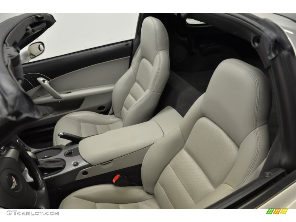 Titanium Gray Interior 2006 Chevrolet Corvette Coupe Photo #57676454