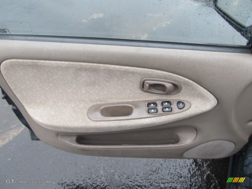 2000 Elantra GLS Sedan - Forest Green / Beige photo #11
